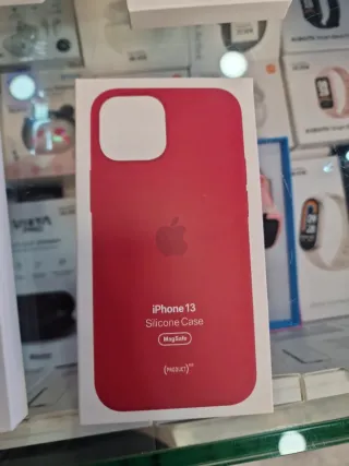 Funda iPhone 13/14 Silicona MagSafe Naranja
