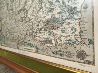 Cuadro Mapa de Irlanda Antiguo