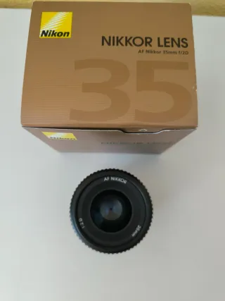 Objetivo Nikon AF Nikkor 35mm f/2D+Filtro Hoya Pro