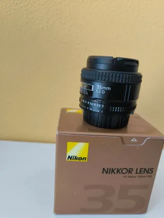 Objetivo Nikon AF Nikkor 35mm f/2D+Filtro Hoya Pro