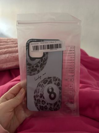 Funda iPhone 12 Diseño Bola 8 Leopardo