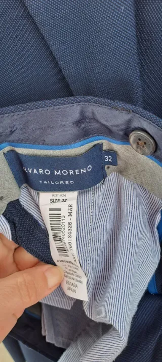 Traje de chaqueta azul marino Álvaro Moreno