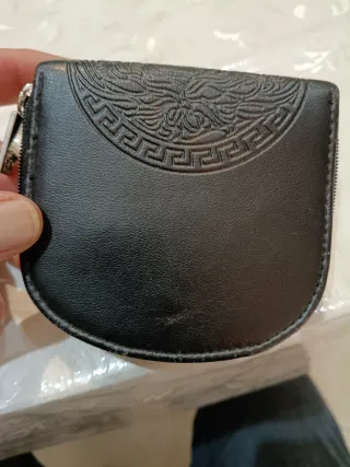 Portamonete Versace nero