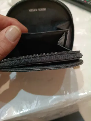 Portamonete Versace nero