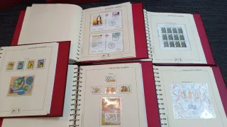 Lote 5 Álbumes Sellos Barcelona 92 antiguo nuevo