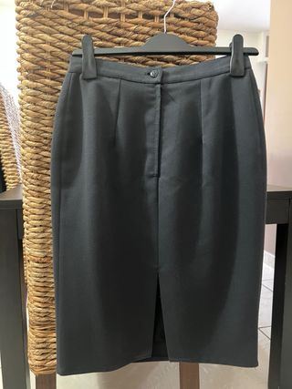 Tailleur con gonna da donna taglia 44 grigio