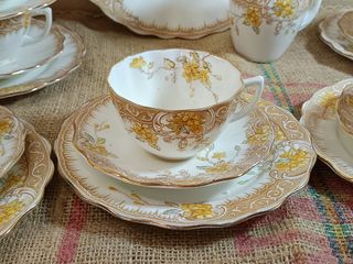 6 Trios Aynsley Porcelana