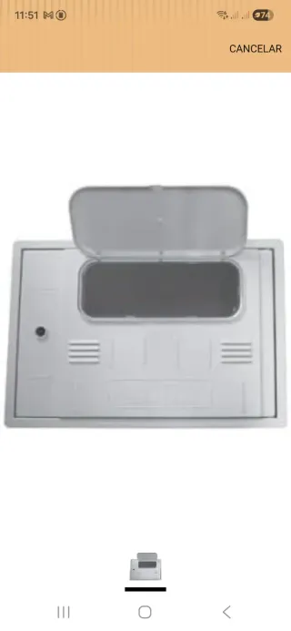 Caja Contador Agua 455x310x185 con mirilla