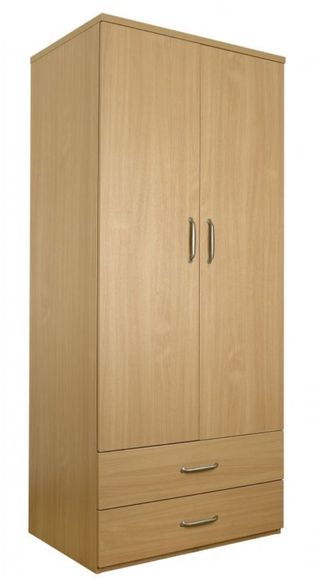 Armario blanco de madera