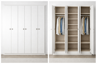 ARMARIO A MEDIDA DE 6 PUERTAS. Tramo: 160 a 240 cm