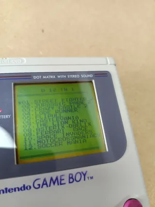 Nintendo Game Boy Clásico DMG-01 caja y juegos