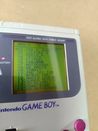 Nintendo Game Boy Clásico DMG-01 caja y juegos