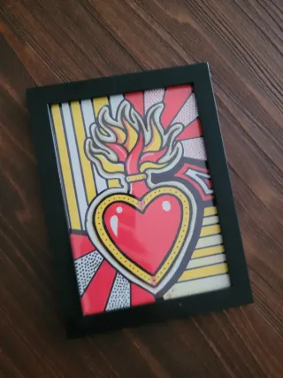 Quadro Sacro Cuore Pop Art