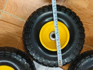 4 Ruedas Carrito 4.10/3.50-4 Amarillas