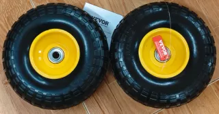 4 Ruedas Carrito 4.10/3.50-4 Amarillas