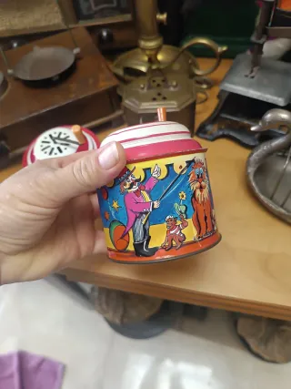 2 Cajitas Hojalata Antiguas Francesas