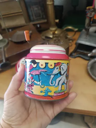 2 Cajitas Hojalata Antiguas Francesas