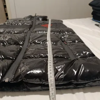 Chaleco acolchado hombre negro y gris