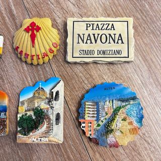 Lote Imanes Nevera Portugal, Italia, Francia