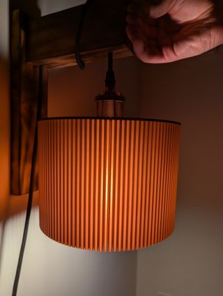 Lámpara de Pared Vintage Madera y Metal