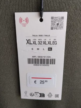 Vestido combinado Zara verde