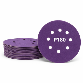 Pack 25 Discos Lija Velcro 8H Cerámica 125mm