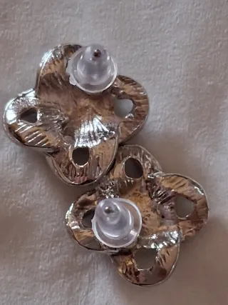 Orecchini Nodo d'Amore argento-viola