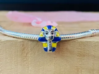 Charm | Faraón Egipcio Azul y Amarillo