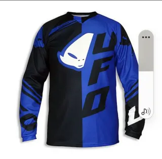 Camiseta Enduro UFO Cluster Blu talla XL