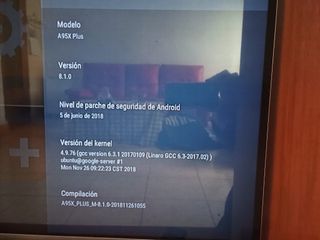 TV Box A95X Plus con mando y cargador