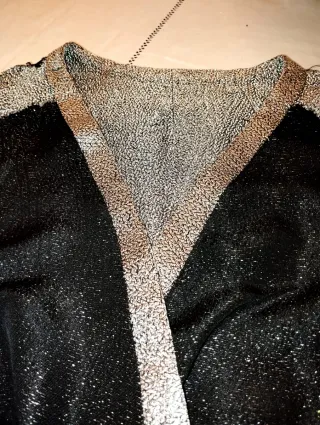 Camicia donna in lamé argento