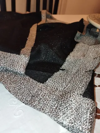 Camicia donna in lamé argento