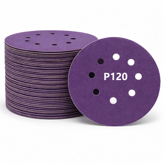 Pack 50 Discos Lija Velcro 8H 125mm