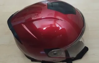 Casco Jet Honda Goldwing Talla L Rojo Cereza