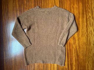 Jersey marrón tejido