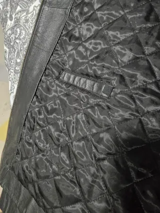 Chaqueta Piel Negra Marks&Spencer, 4XL Nueva