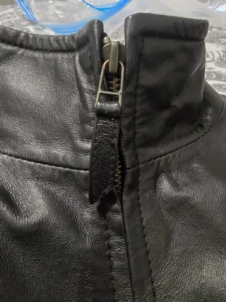 Chaqueta Piel Negra Marks&Spencer, 4XL Nueva