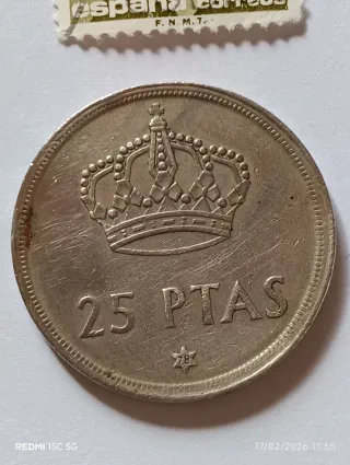 Lote monedas y sellos juan Carlos I
