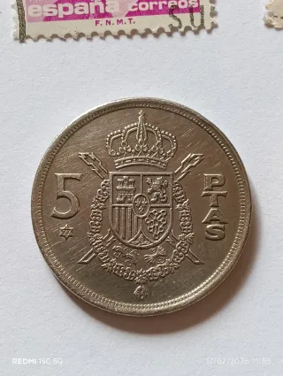 Lote monedas y sellos juan Carlos I