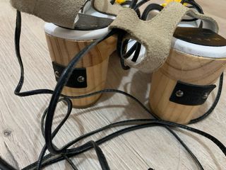 Sandalias MARZEZ negras y moradas