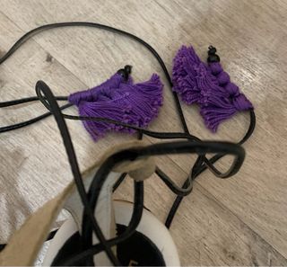 Sandalias MARZEZ negras y moradas