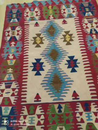 Tappeto Kilim Turco in Lana