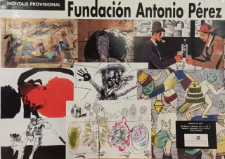 Cartel serigráfico Fundación Antonio Pérez
