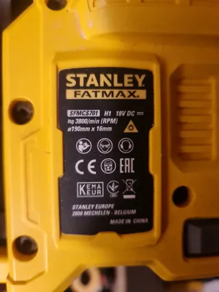 Ingletadora Stanley Fatmax a batería