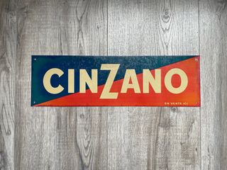 Cartel Metálico Cinzano
