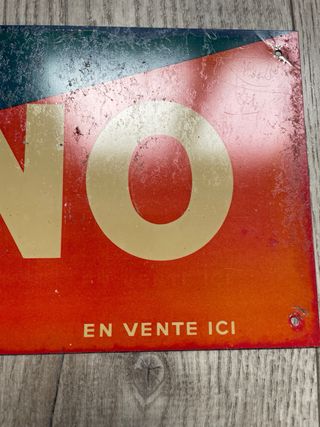 Cartel Metálico Cinzano