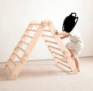 Triángulo Pikler madera