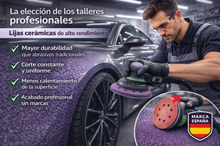 Pack 10 Discos Lijas Velcro Cerámica 150mm