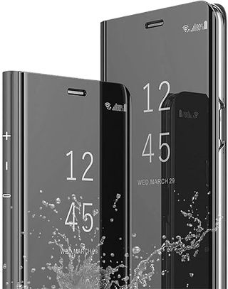 Funda para Samsung Galaxy S7/S7 Edge Carcasa Espejo Mirror Flip Caso Ultra Delgada Protector Shock Absorbing Caja del Teléfono T