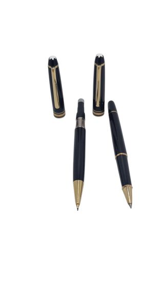 BOLIGRAFO Y PORTAMINAS MONTBLANC MEISTERTRUCK + GARANTIA + ESTUCHE + CAJA
